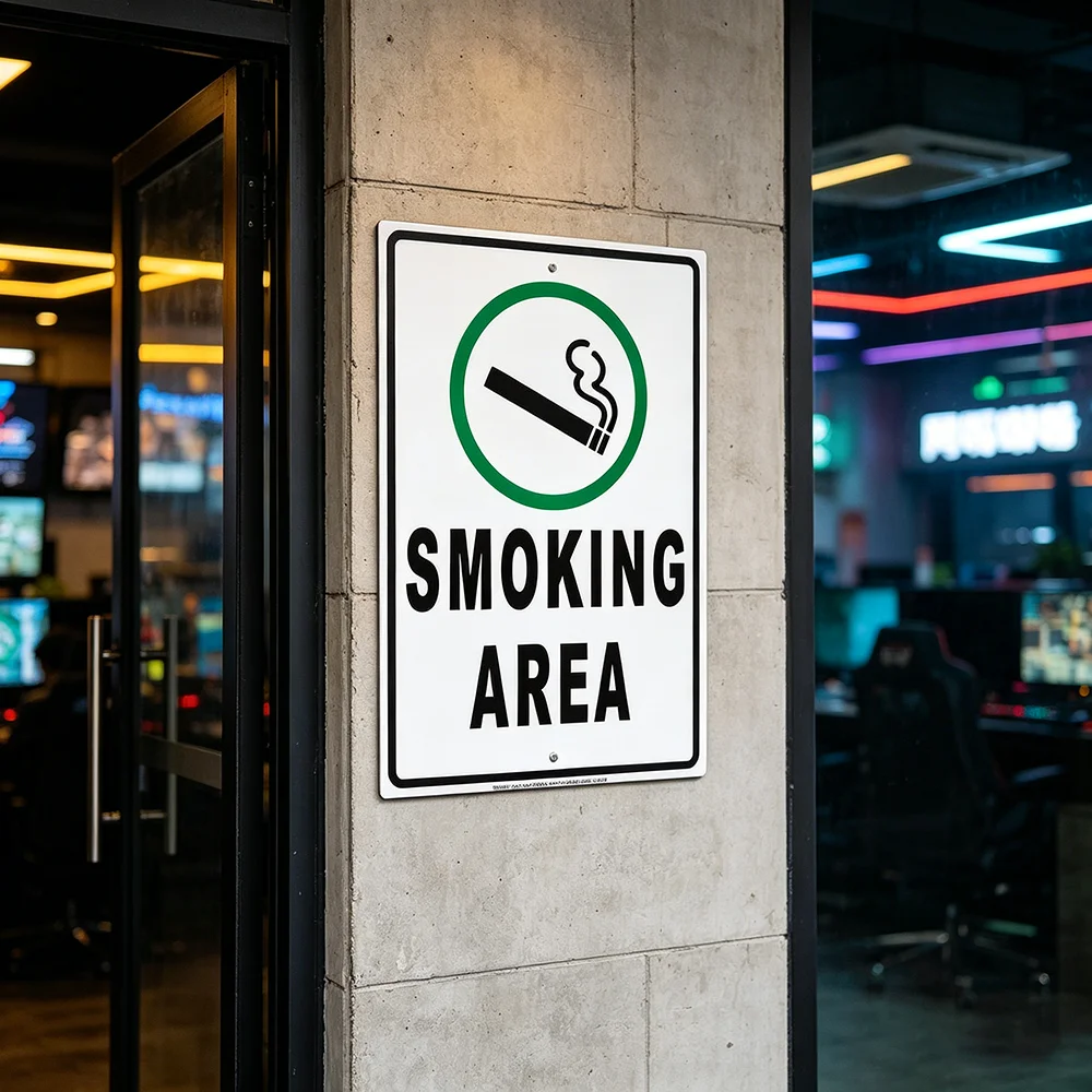 Safety Sign Smoking Vaping All - Vaping Store 评论和价格