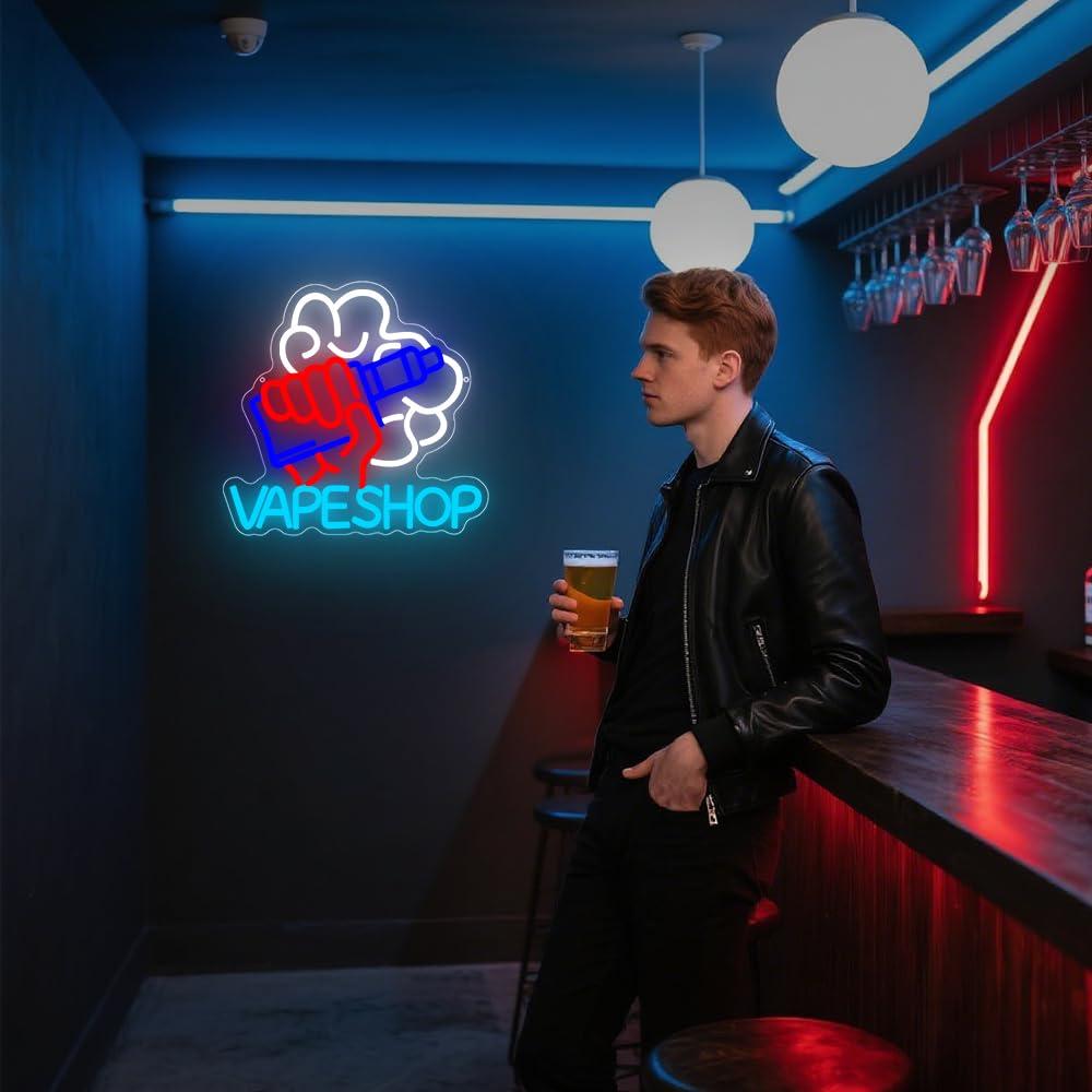 Vape Shop Neon Sign Electronic - Vaping Store 评论和价格