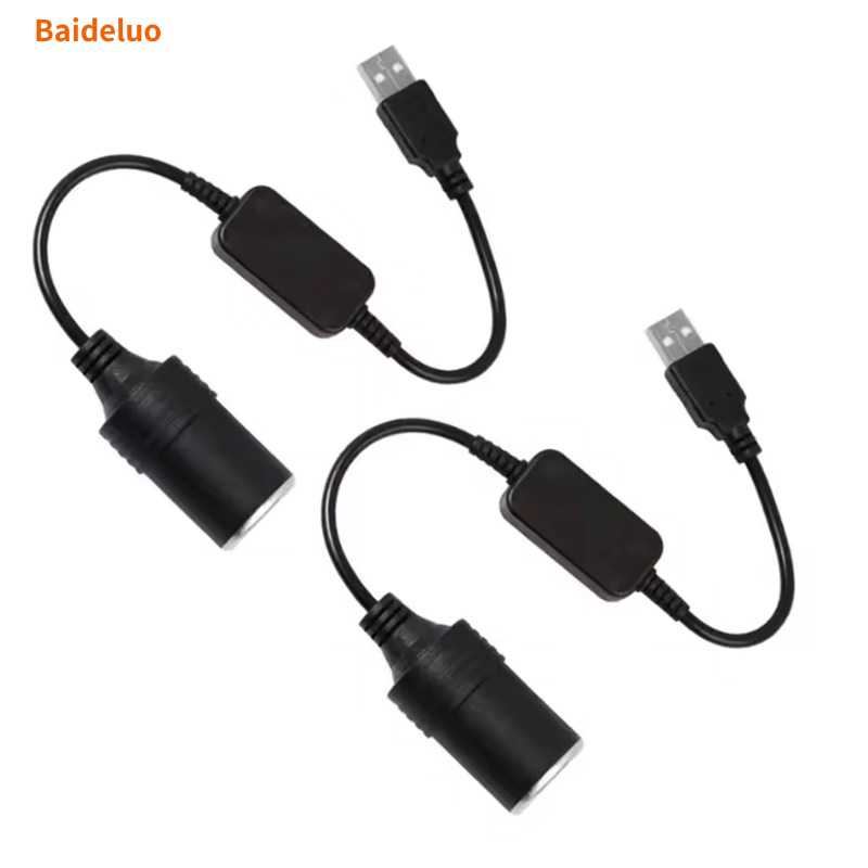 1pc 5V 2A USB To 12V Cigarette - Accessories For Vaping 评论和价格