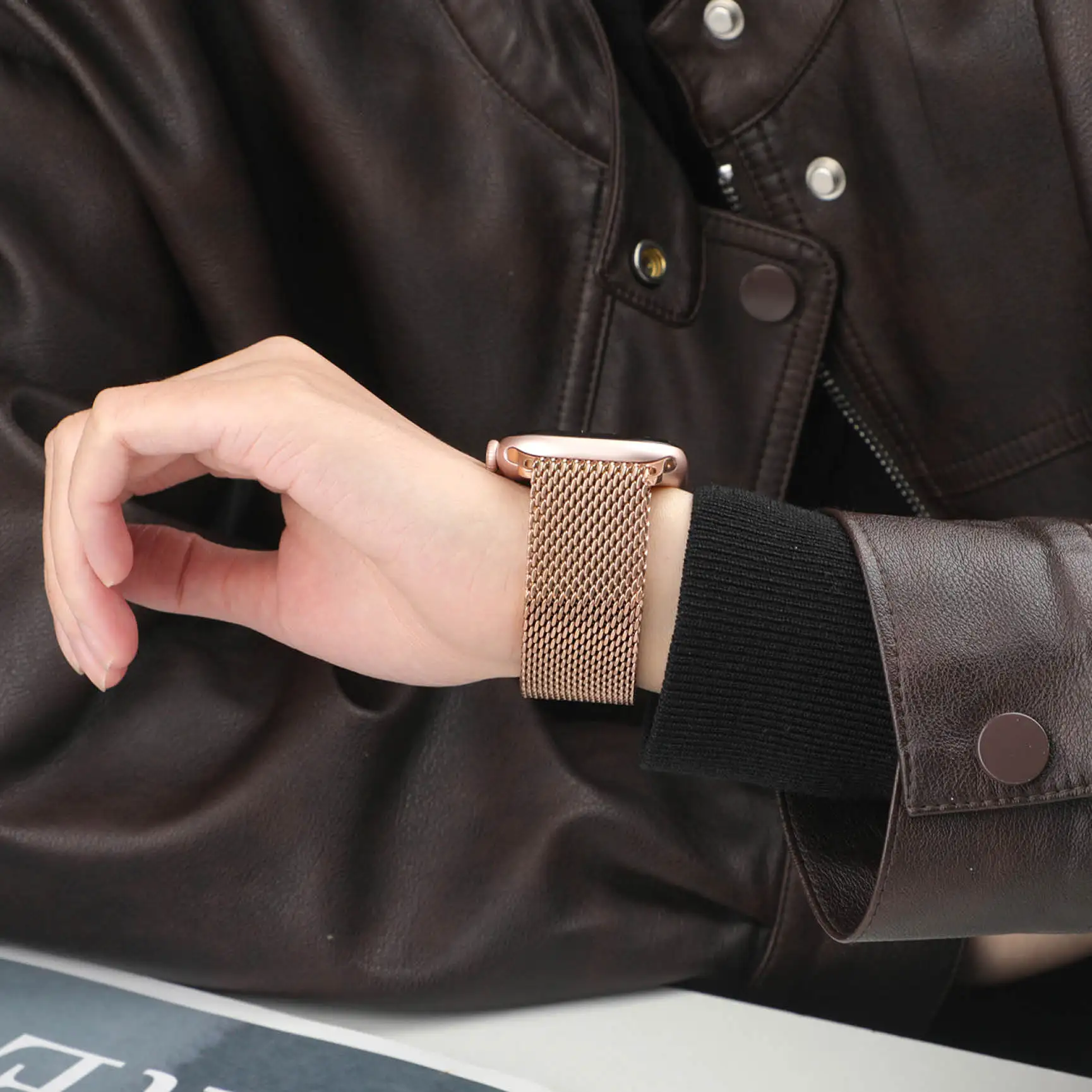 Steel Mesh Milanese Loop Strap - Mesh Coil Strip 评论和价格
